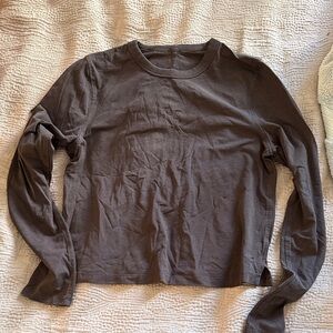 Lululemon Brown Long Sleeve Shirt size 4